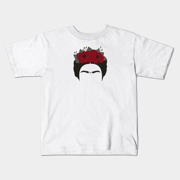 Frida Kids T-Shirt by ShayliKipnis